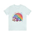 Rainbow Hedgehog - Short Sleeve Tee Heather Ice Blue